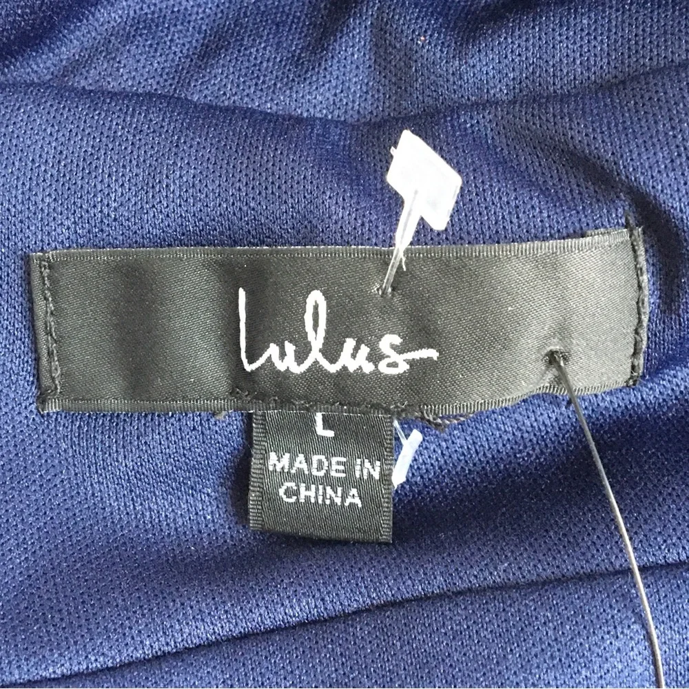 Lulu’s Heavenly Hues Navy Blue Maxi Dress Size Large - Picture 9 of 17